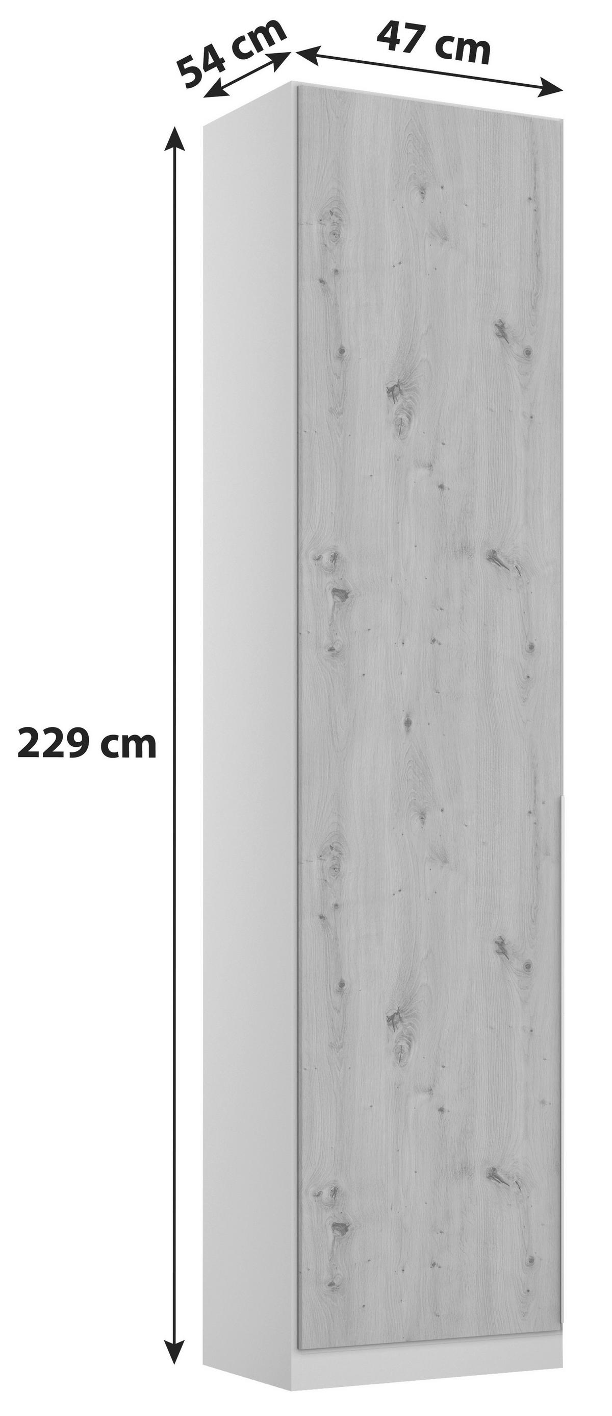 Ormar S Klasičnim Vratima Alabama - hrast Artisan/svijetlo siva, Moderno, drvni materijal (47/229/54cm) - Modern Living