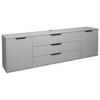Lowboard In Grau - Grau, Modern (216/67/45cm) - Premium Living