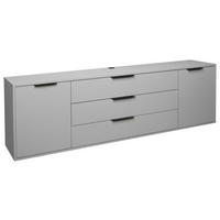 Lowboard in Grau - Grau, MODERN (216/67/45cm) - Premium Living
