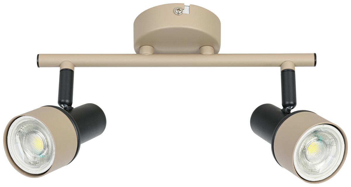 Reflektor Simba - črna/peščene barve, Romantika, kovina/umetna masa (27/8/12cm) - Mömax