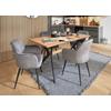 AKUSTIKPANEL GRACE 2ER-SET -SB- - svart/ekfärgad, Modern, trämaterial/trä (60,5/120/2,2cm) - Mömax