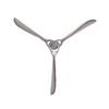 Stenska Dekoracija Propeller - srebrne barve, Konvencionalno, kovina (85/85/10cm) - Livetastic