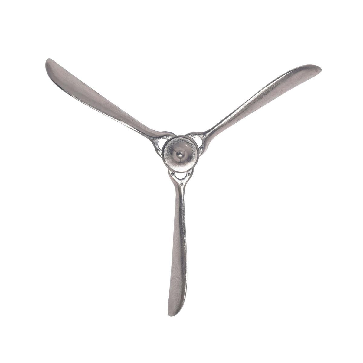 Stenska Dekoracija Propeller - srebrne barve, Konvencionalno, kovina (85/85/10cm) - Livetastic
