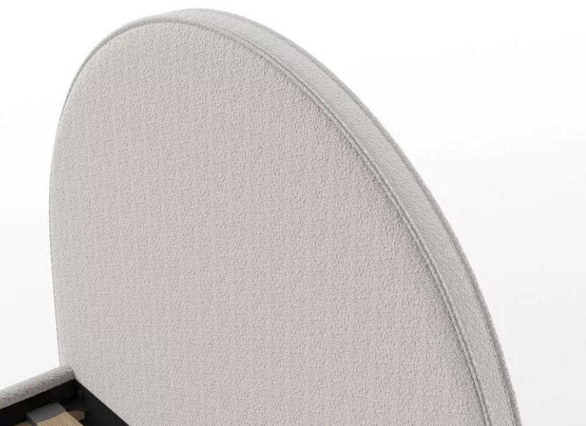 Kinder-/Juniorbett Moon ca. 140x200 cm Grau - Naturfarben/Grau, ROMANTIK / LANDHAUS, Holz/Textil (140/200cm) - MID.YOU