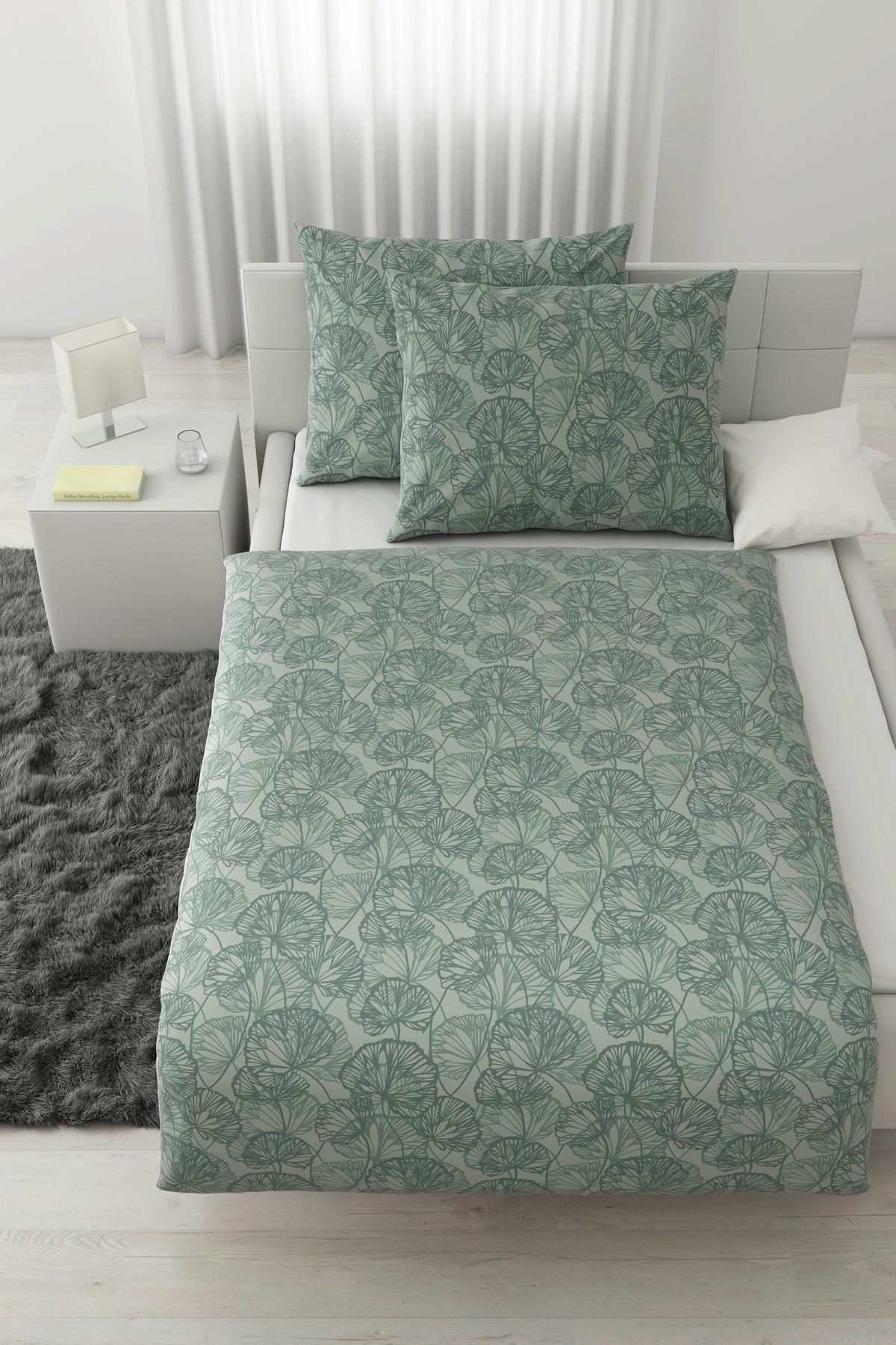Lenjerie de pat Ethens,cca. 200x220/2x50x70 cm - verde, textil (200/220cm) - Modern Living