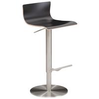 Barhocker My Henri ca. 39x72-98 cm Anthrazit - Chromfarben/Anthrazit, MODERN, Holz/Metall (39,5/72-98,5/43cm) - MID.YOU