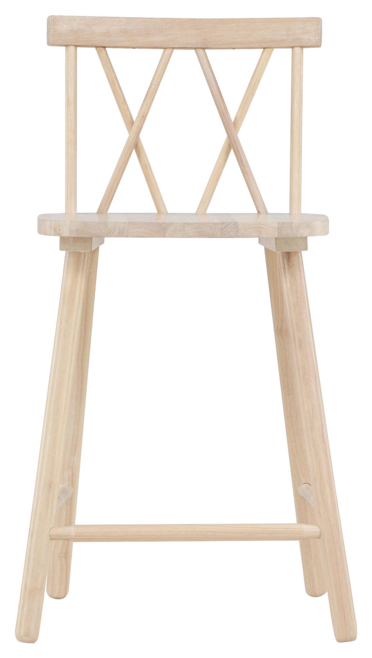 BARHOCKER-SET MOLLÖSTRÖM - Weiß, Design, Holz (43/90/44cm) - Livetastic