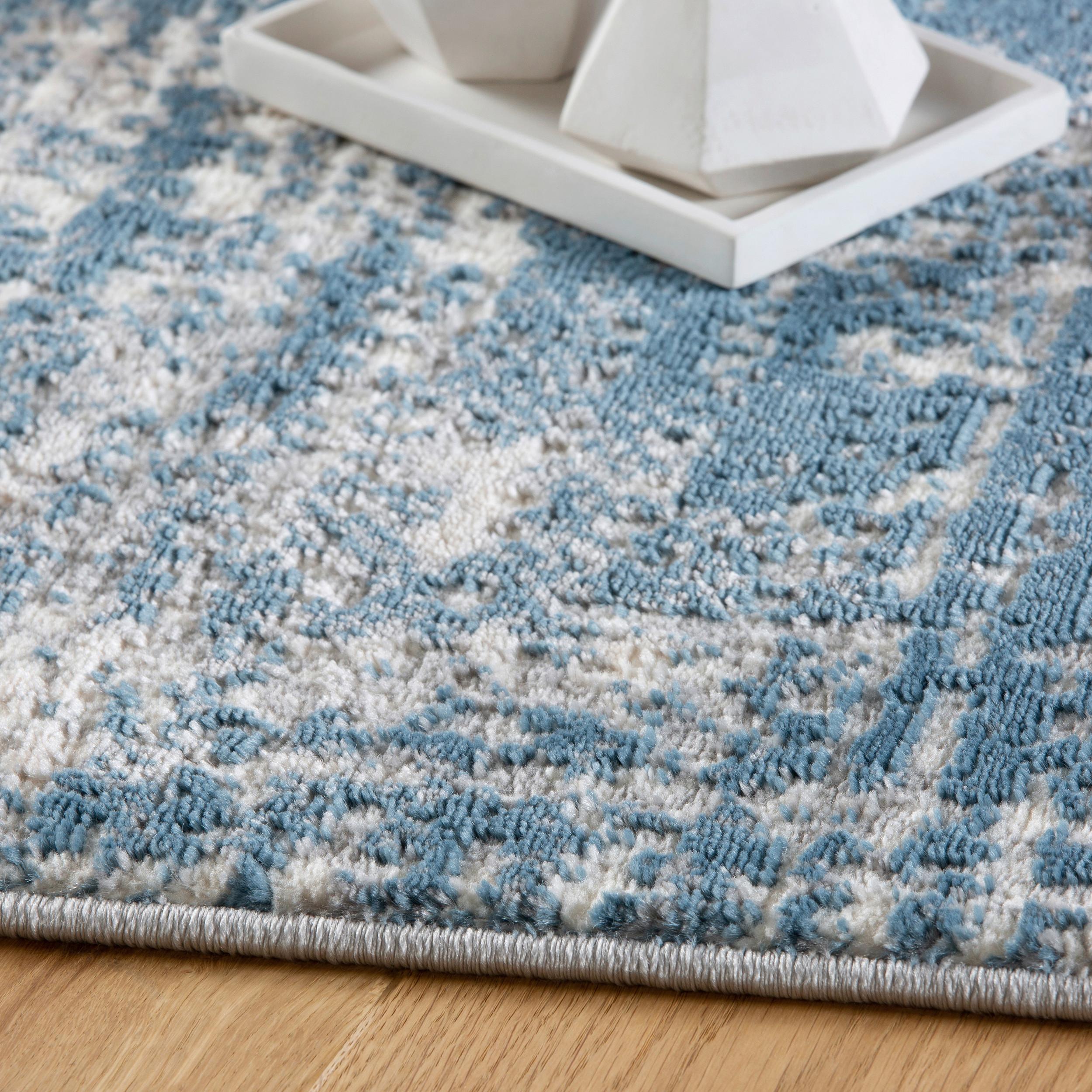 Webteppich My Salsa Blau ca. 200x290cm - Blau, Design, Textil (200/290cm) - Obsession