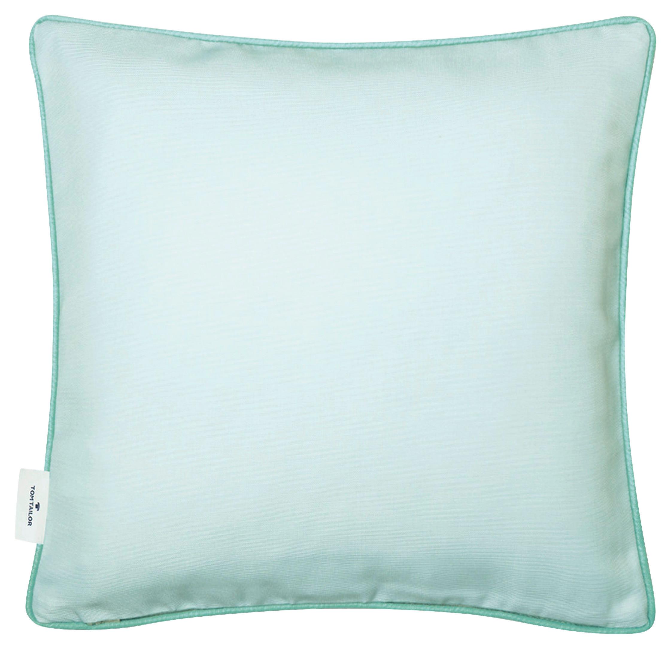 POSZEWKA NA PODUSZKĘ T-DOVESIGNATURE75350-090-40-40 - jadeitowa zieleń, Konventionell, tkanina (40/40cm) - Tom Tailor