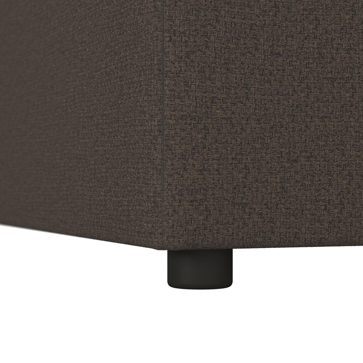 Boxbett Marco ca. 140x200 cm Braun - Schwarz/Braun, MODERN, Holz/Kunststoff (140/200cm) - Bessagi Home