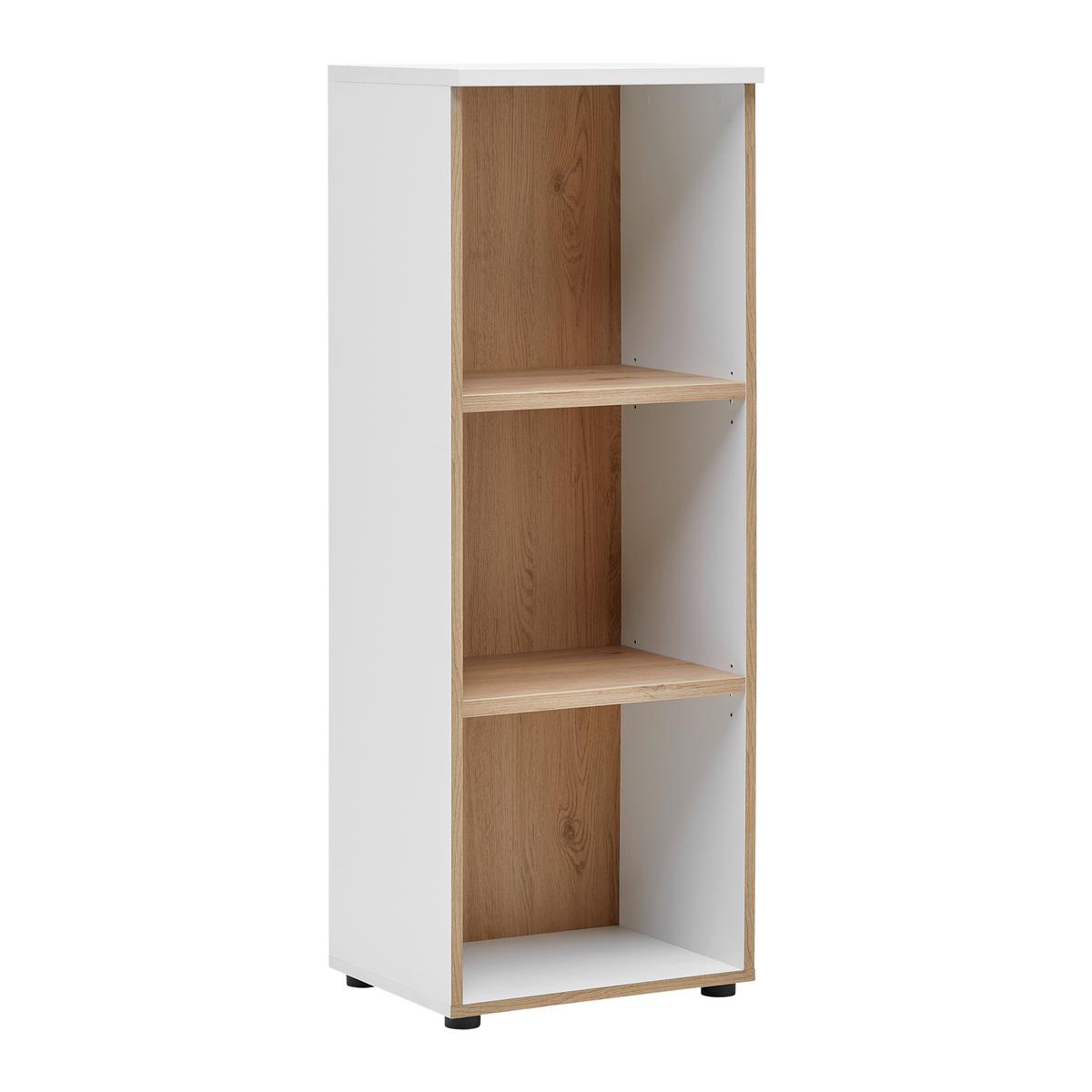 Polc Dallas - Artisan tölgy/fehér, Modern, faalapú anyag (45/122/38cm) - Mömax