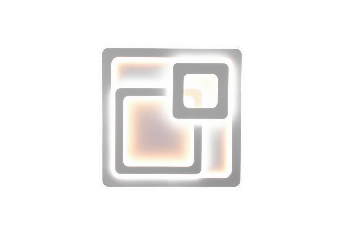 LED-Deckenleuchte Mita in Weiß max. 76 Watt - Weiß, Design, Metall (51,5/7/51,5cm) - Trio Leuchten