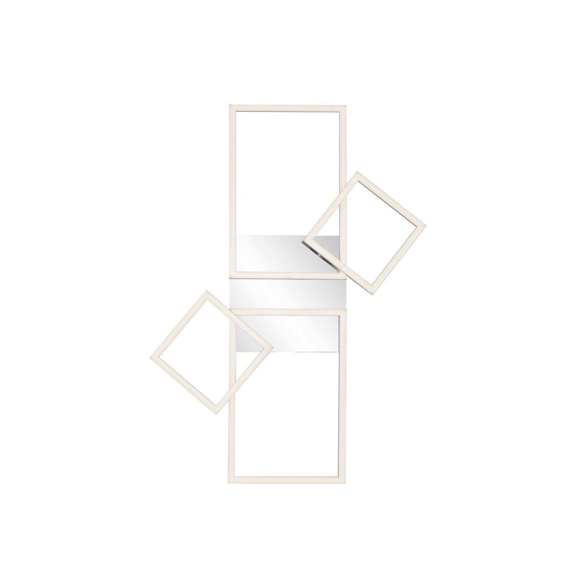 LED-Deckenleuchte Iven max. 40 Watt - Alufarben/Nickelfarben, Basics, Kunststoff/Metall (65/75/33,8cm)