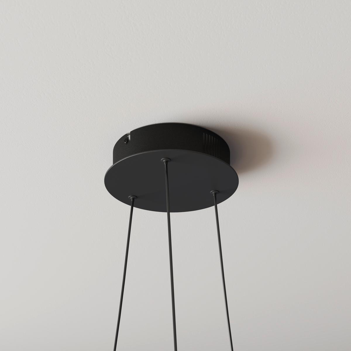 LAMPA WISZĄCA LED BIRMINGHAM *SBN* - czarny, Lifestyle, tworzywo sztuczne/metal (67/150cm) - Novel