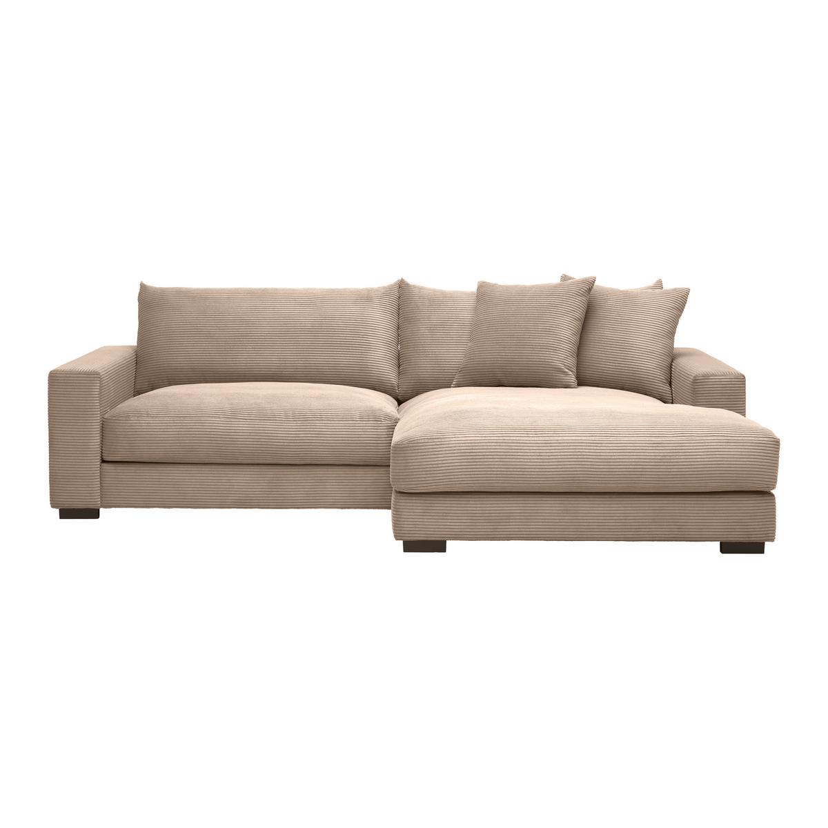 Wohnlandschaft Pedro in Braun - Karamell, MODERN, Textil (265/180cm) - Mömax