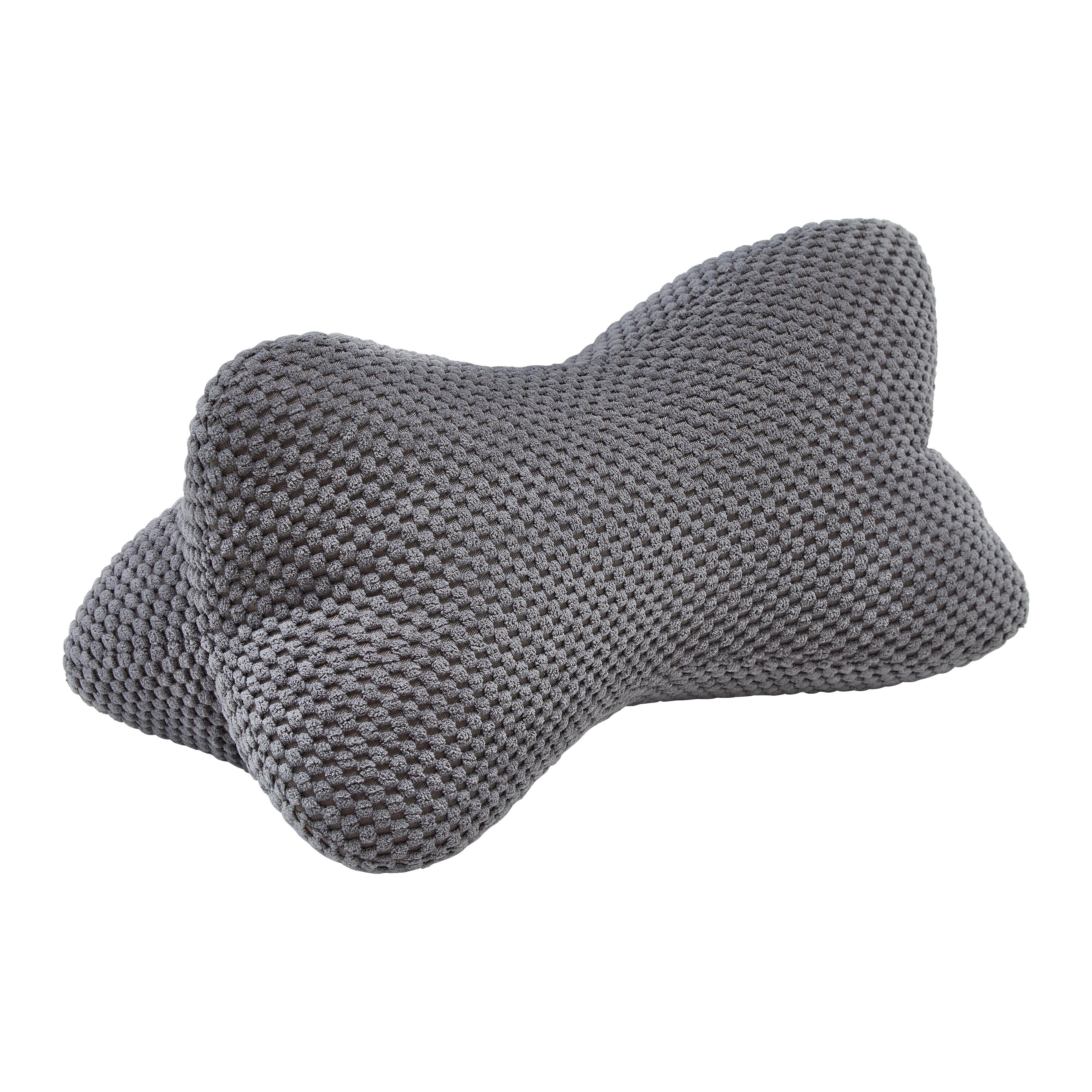 Pernă cervicală Lone - gri, textil (18/35cm) - Mömax