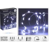 Fényfüzér 100db LED - műanyag (495cm)