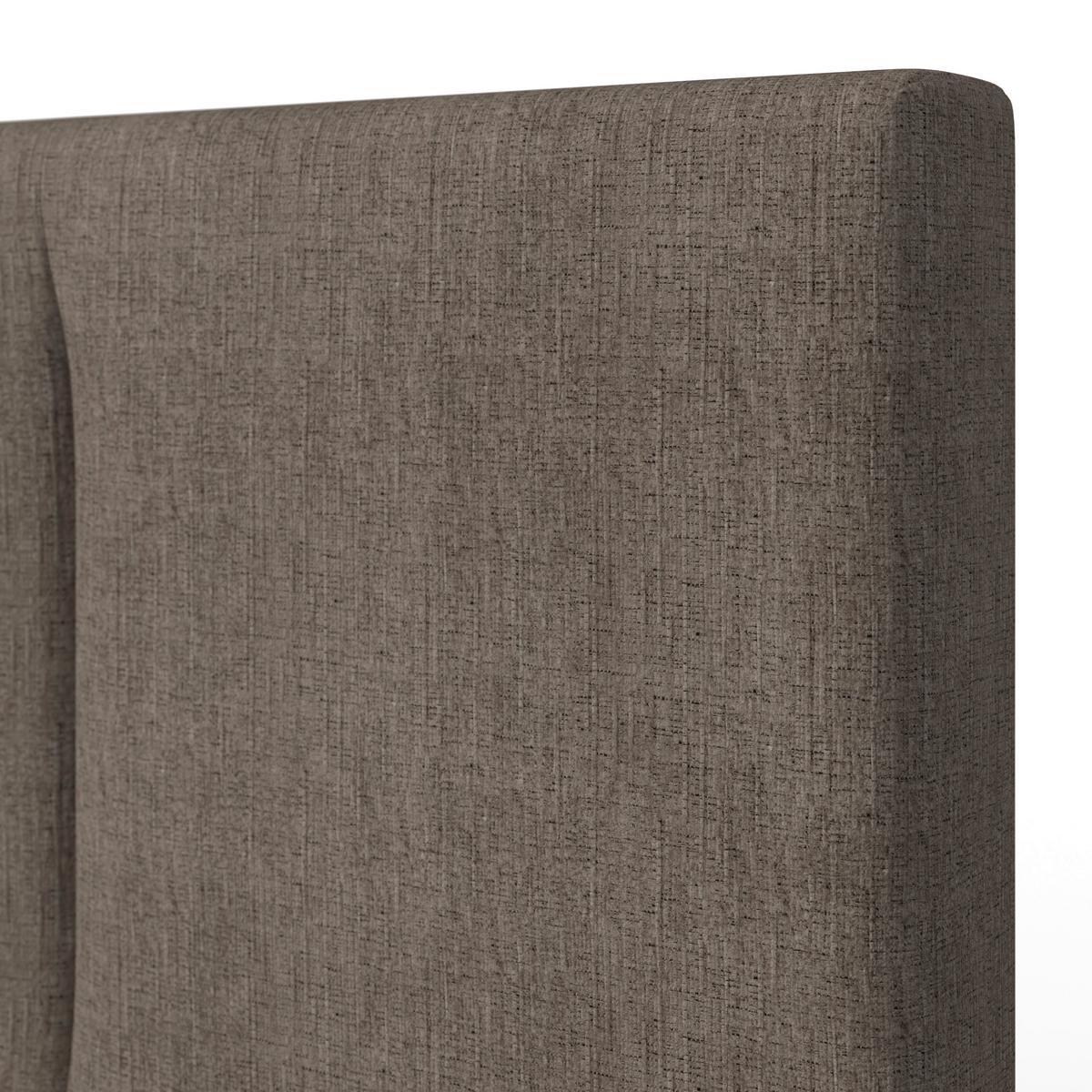 Boxbett Monza ca. 160x200 cm Braun inkl. Topper - Eichefarben/Braun, Modern, Holz/Textil (160/200cm) - Bessagi Home