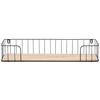 VÄGGHYLLA PAULA -SB- - svart/naturfärgad, Lifestyle, metall/trämaterial (60/13/10cm) - Mömax