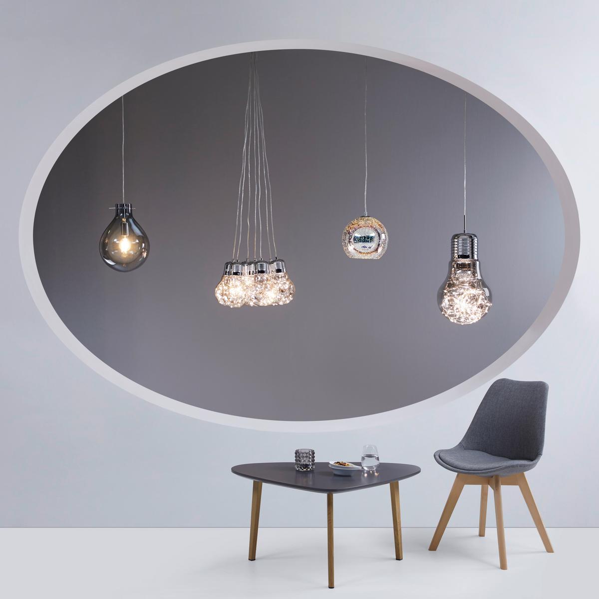 Szék Rocksi - bükkszínű/szürke, Modern, műanyag/textil (43/82,5/43cm) - Bessagi Home