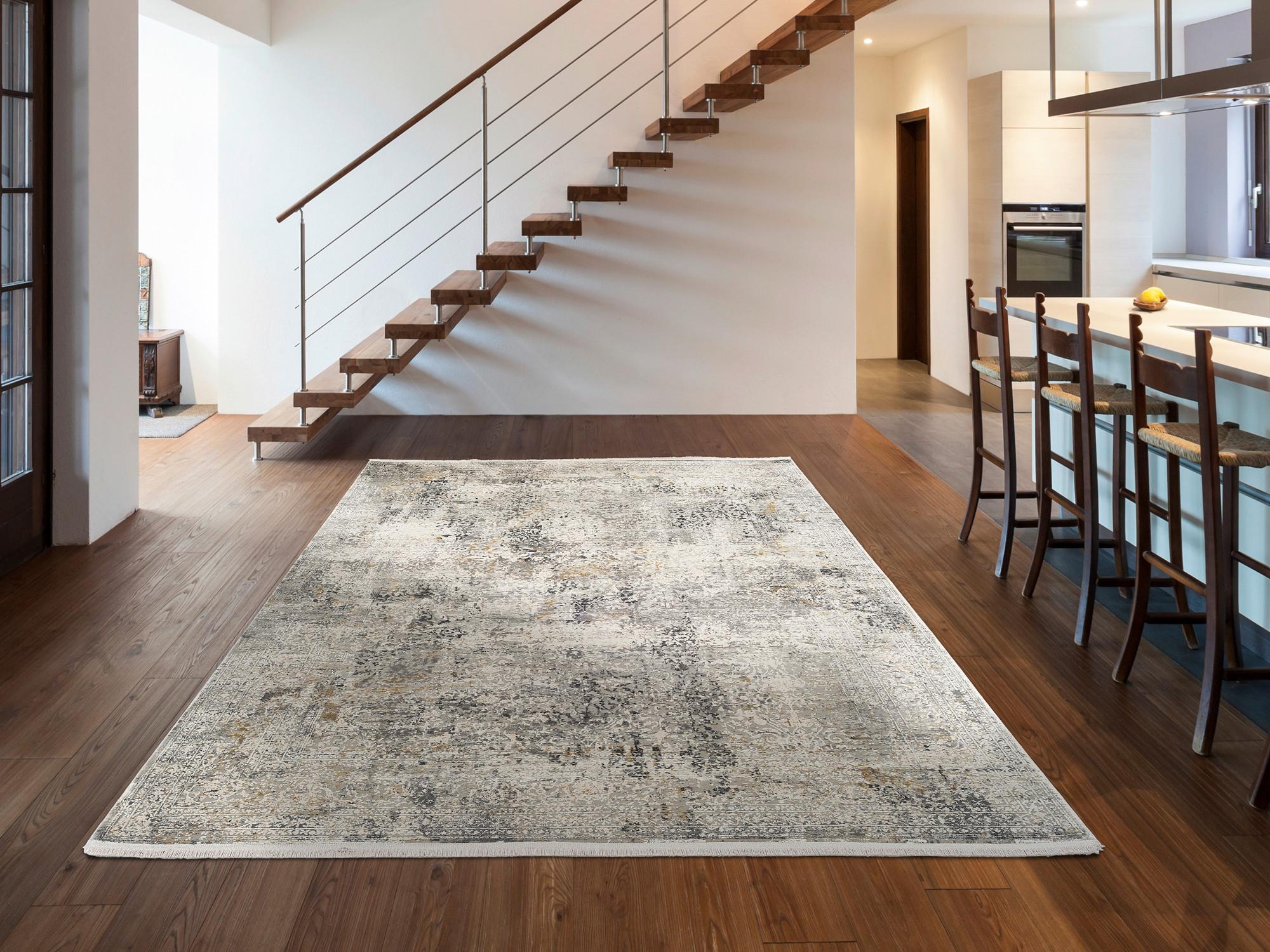 Webteppich Avignon Multicolor ca. 300x400cm - Dunkelgrau/Hellgrau, Design, Textil (300/400cm) - Dieter Knoll