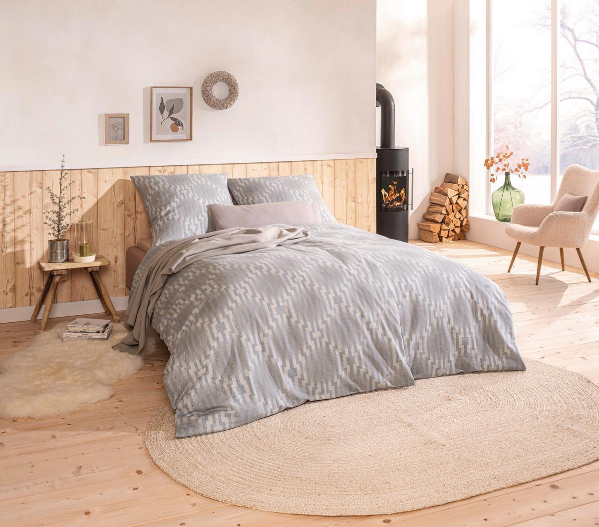 POŚCIEL ATELIER - brązowy, Design, tkanina (135/200cm) - Estella