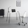 SKRIVBORD MARC - vit/svart, Modern, metall/trä (98/60/75cm) - Bessagi Home