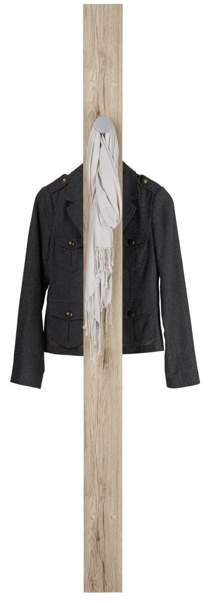 Garderobenpaneel Eichefarben - Eichefarben, Holzwerkstoff (32/179/12cm) - Modern Living