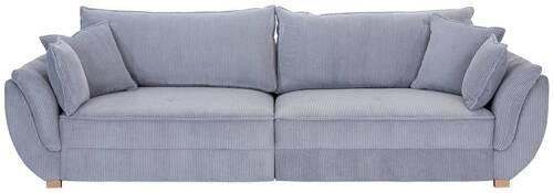 Velika Zofa Guarda, Svetlo Siva, Ležišče - naravne barve/svetlo siva, Moderno, tekstil/les (301/92/114cm) - Premium Living