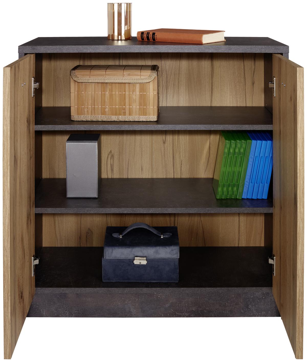 Comodă 4 YOU - culoare lemn stejar, Modern, material pe bază de lemn (74/85,4/34,6cm) - Modern Living