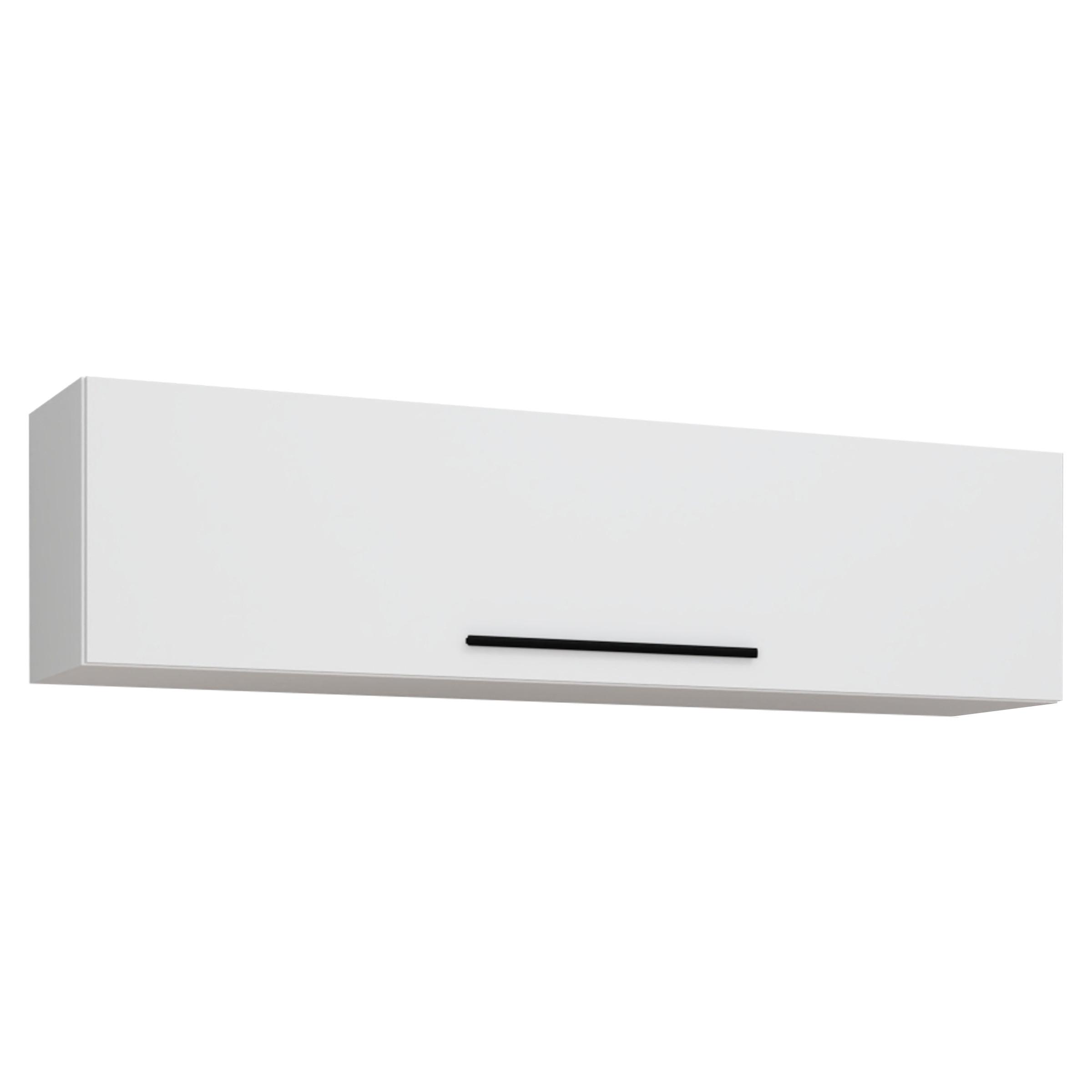 Stenski Regal Arila Xl, Bela - bela, Moderno, leseni material (115/30/30cm) - MID.YOU