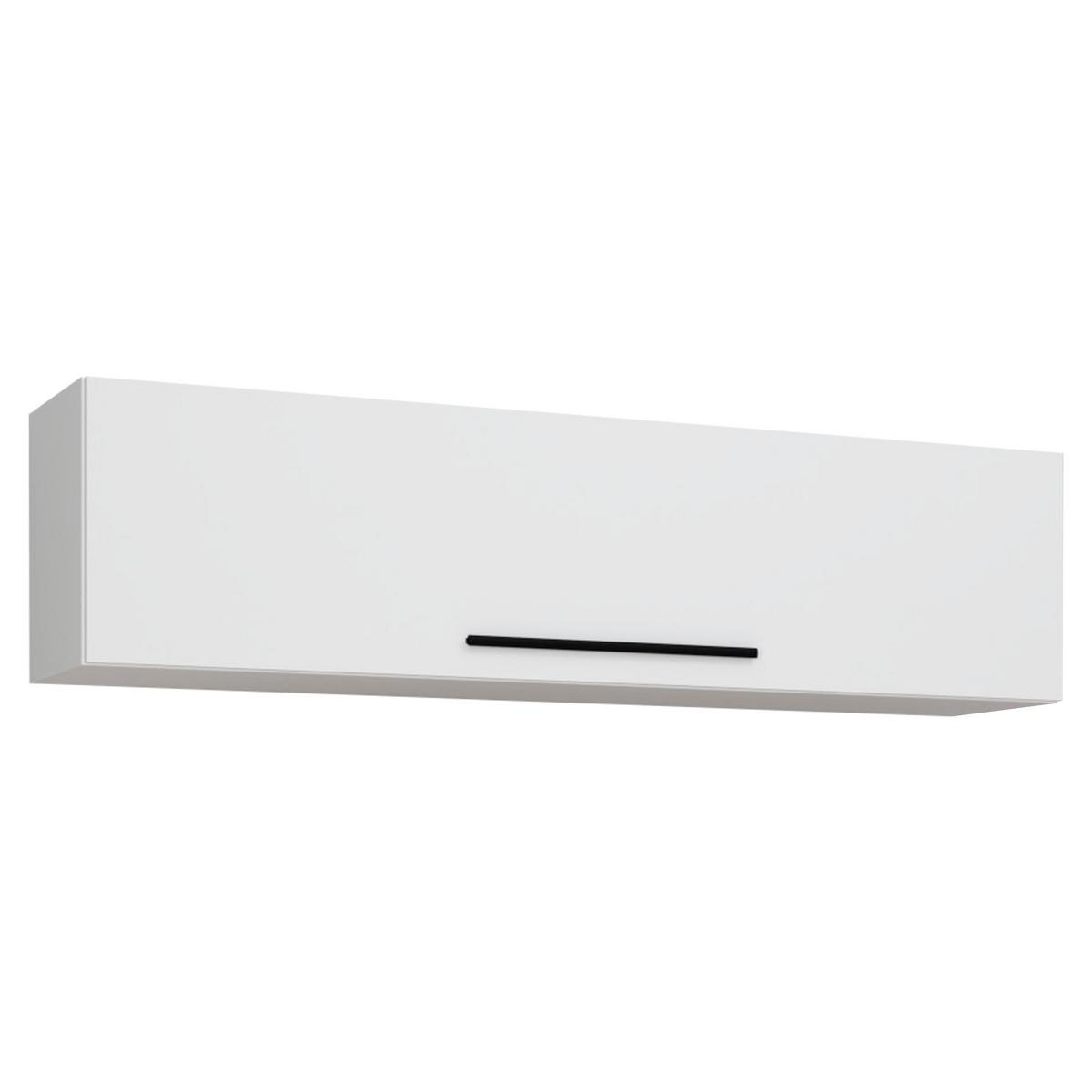 Stenski Regal Arila Xl, Bela - bela, Moderno, leseni material (115/30/30cm) - MID.YOU