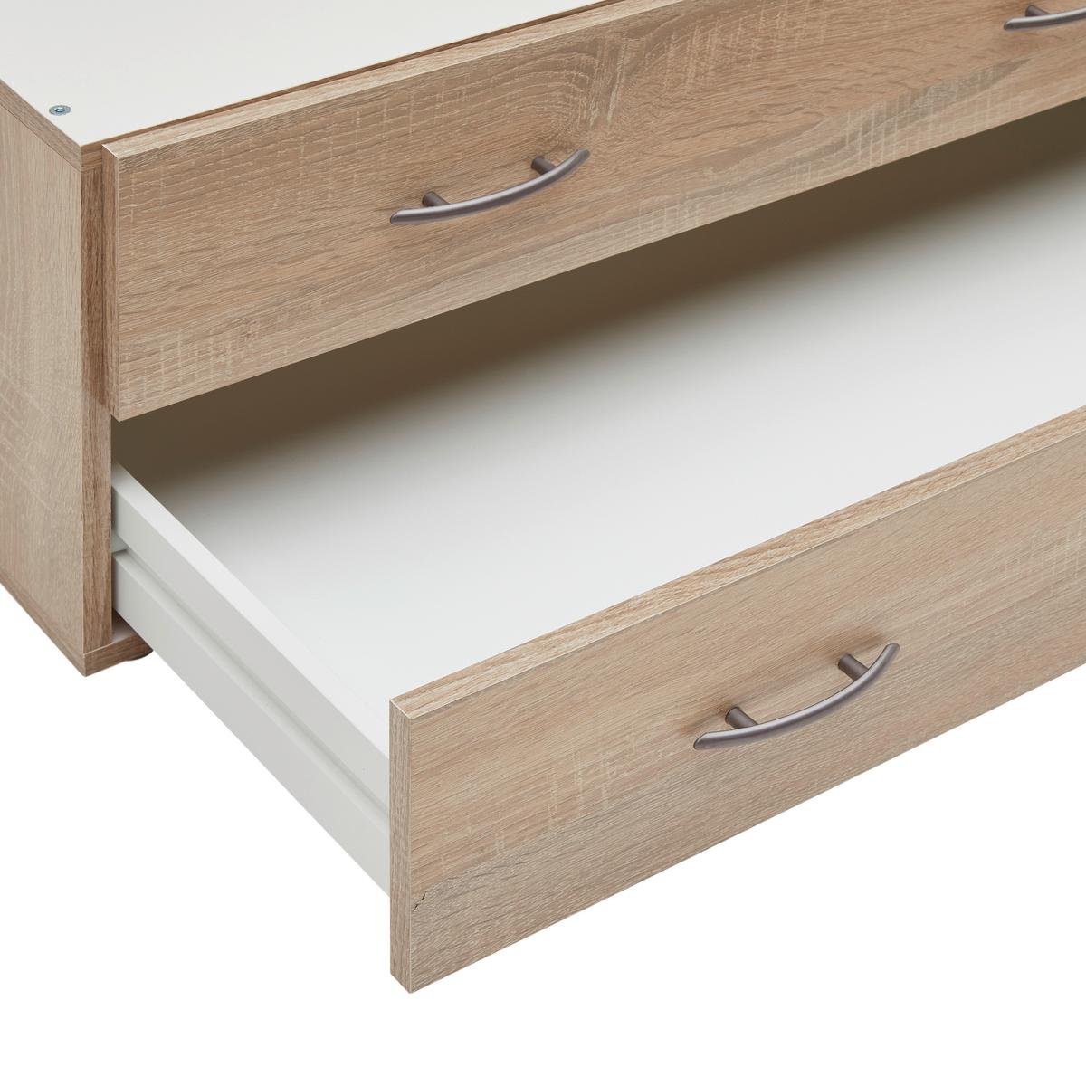 Ladice Joe - hrast Sonoma, Konvencionalno, drvni materijal (121/33/51cm) - Based