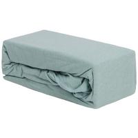 Spannleintuch Leo in diversen Farben - Taupe/Jadegrün, Textil (180/200cm) - Modern Living