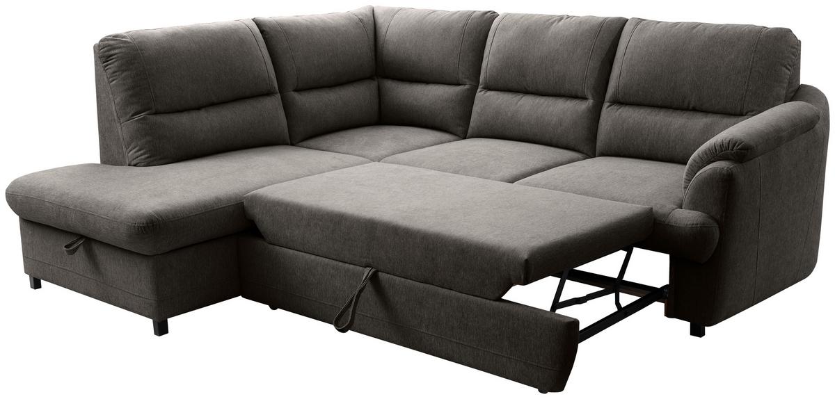 Kutna Garnitura Gusto - smeđa/crna, Basics, tekstil/drvo (200/240cm) - Modern Living