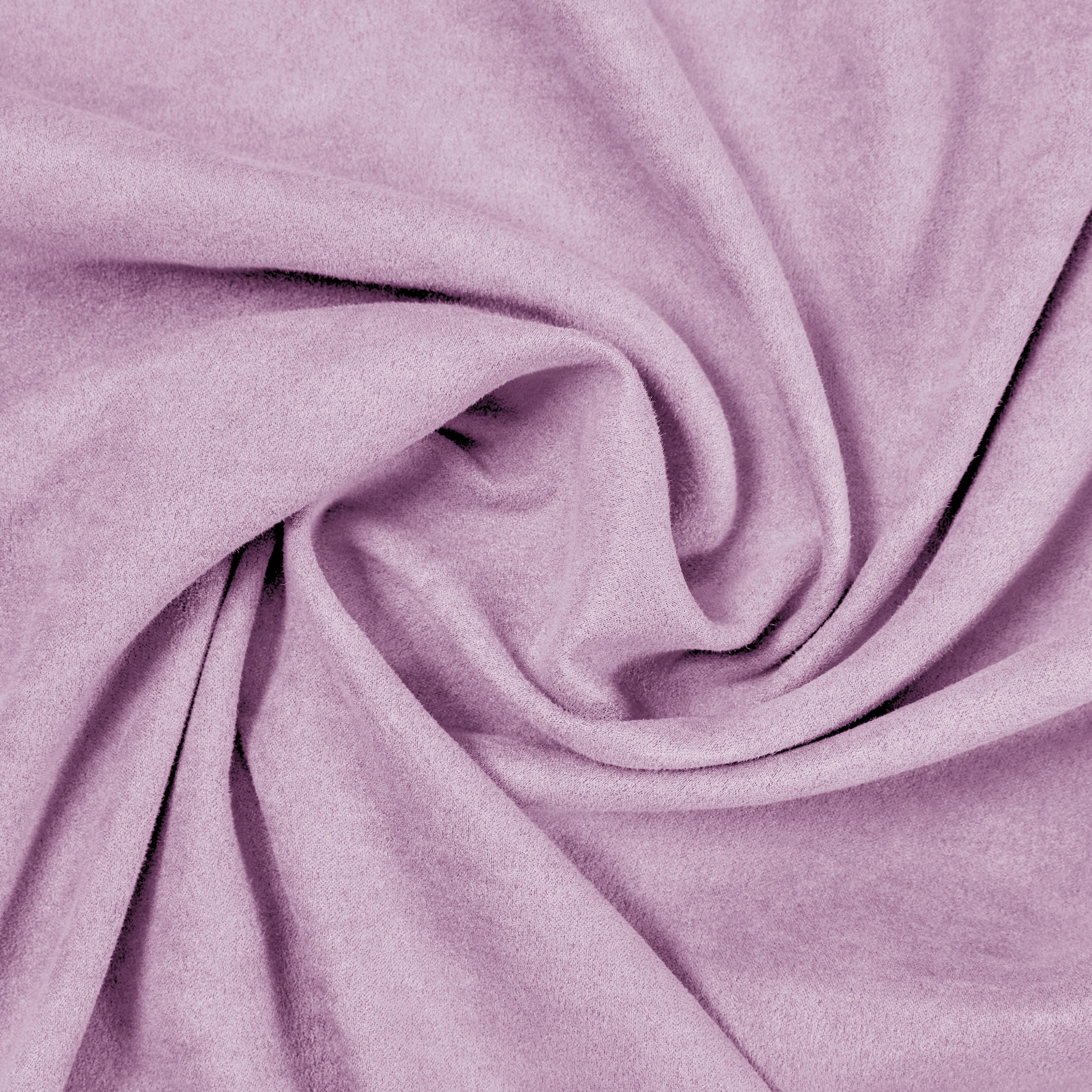 Ösenvorhang Velours ca. 140x245cm - Flieder, KONVENTIONELL, Textil (140/245cm) - Modern Living
