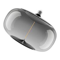 ŻARÓWKA LED 1906LBELPD 12W/818 SMMAG E27 - szary, Konventionell, tworzywo sztuczne (30/21cm) - Osram