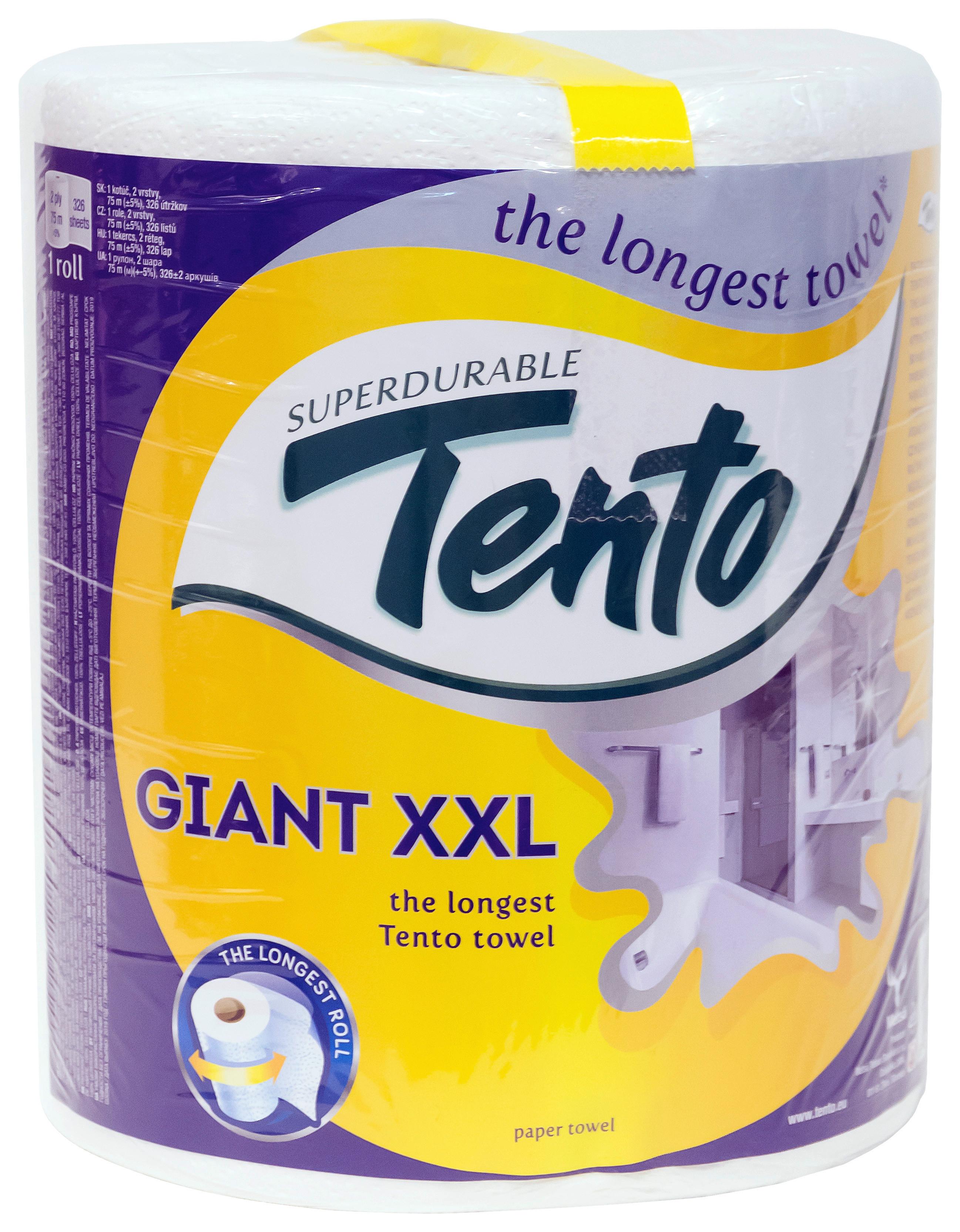 Papírtörlő Tento C40875 - fehér, papír