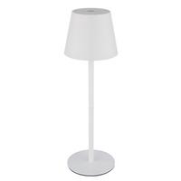 LED-Tischleuchte Vannie Weiß max. 3 Watt - Weiß, Design, Kunststoff/Metall (10,6/36cm) - Globo