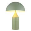 Tischleuchte Atoma Weiß/Hellgrün max. 40 Watt - Weiss/Hellgrün, Design, Metall (28/39cm) - Globo