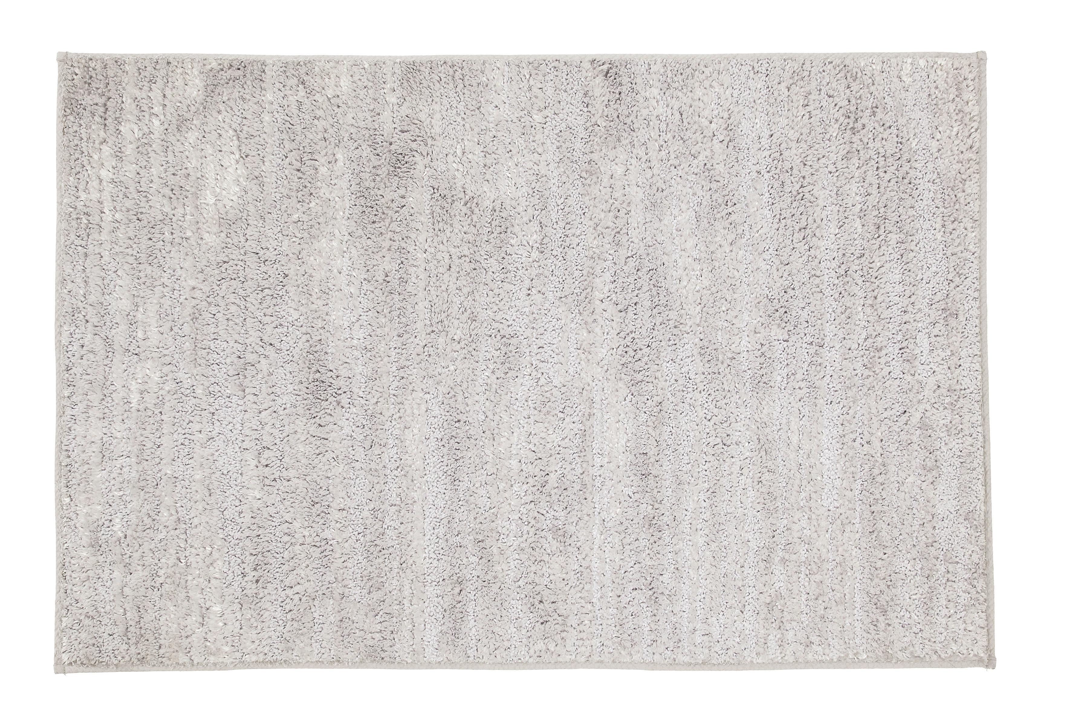 DYWANIK ŁAZIENKOWY GLOW - antracytowy/szary, Basics, tkanina (70/120cm) - Kleine Wolke