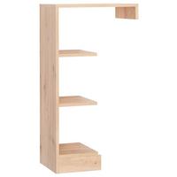 REGAŁ DLA NIEMOWLĄT LEO - kolor dębowy/czarny, Trend, materiał drewnopochodny/tworzywo sztuczne (55/101/33cm) - Jimmylee