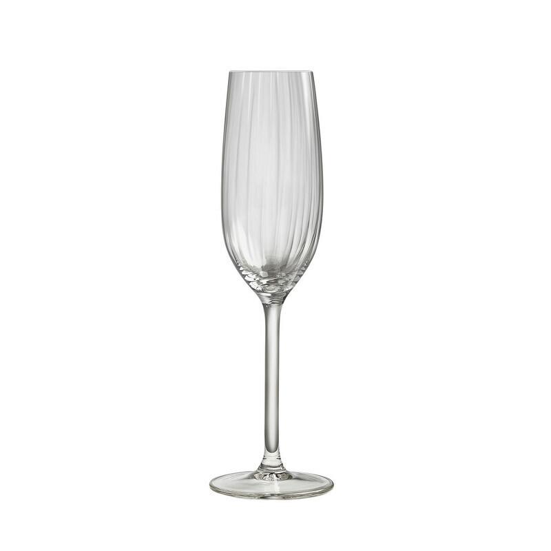 SET MOUSSERANDE VINGLAS ROSEMARY - CHAMPAGNE - klar, Modern, glas - Mömax