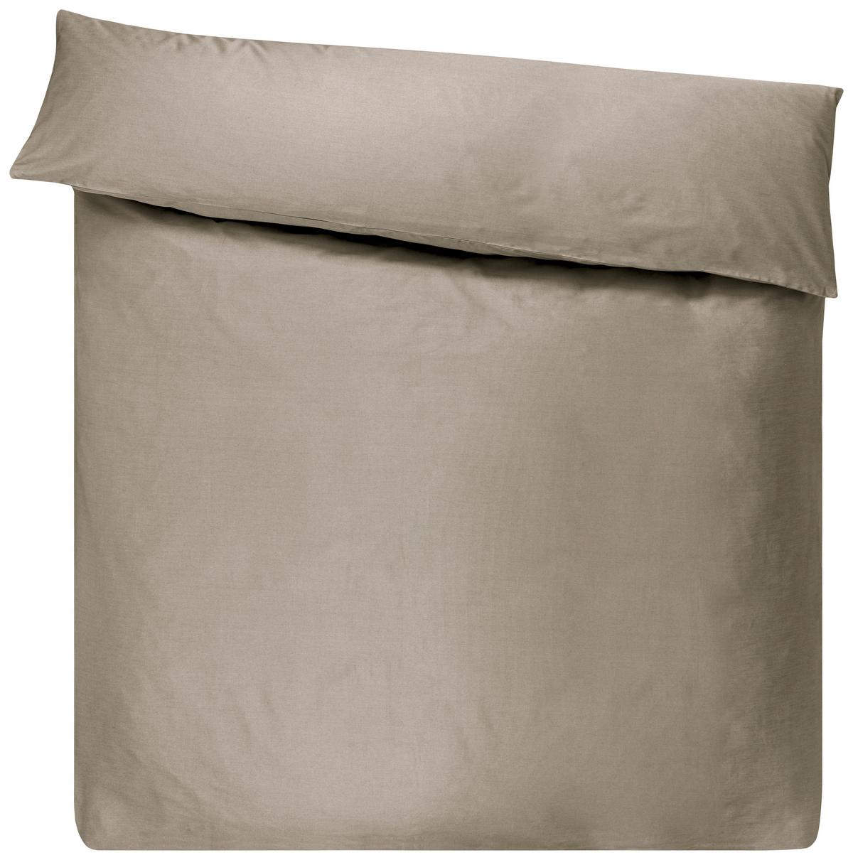 DUVETBEZUG LINA - Greige, Textil (200/210cm)