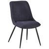 Stuhl Nova Grau - Schwarz/Grau, MODERN, Textil/Metall (51/85/61cm) - Premium Living