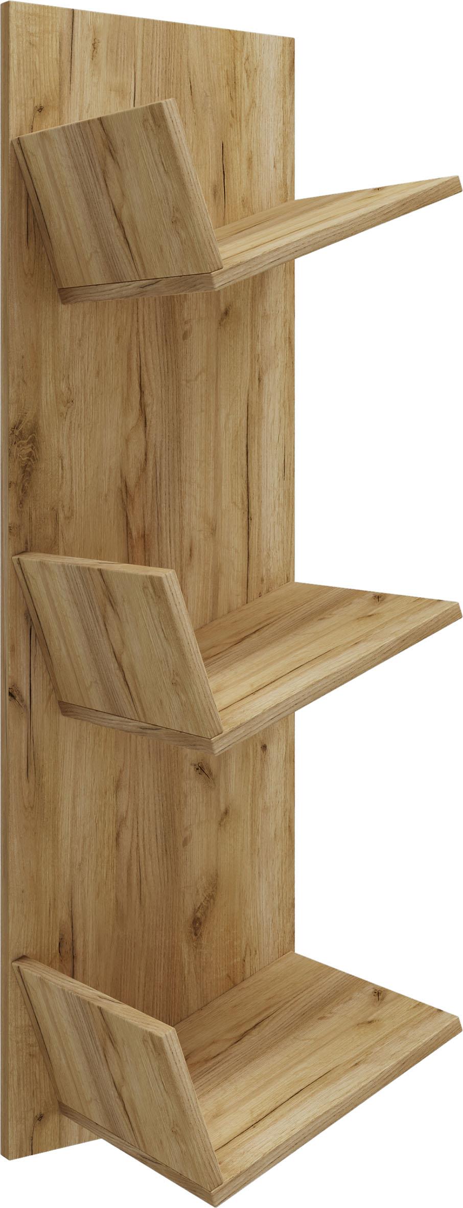 Weinregal Vinosi Honig Eiche ca. 33x105x26 cm - Eichefarben/Honig, Basics, Holzwerkstoff (33/105,5/25,6cm) - MID.YOU