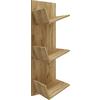 Weinregal Vinosi Honig Eiche ca. 33x105x26 cm - Eichefarben/Honig, Basics, Holzwerkstoff (33/105,5/25,6cm) - MID.YOU