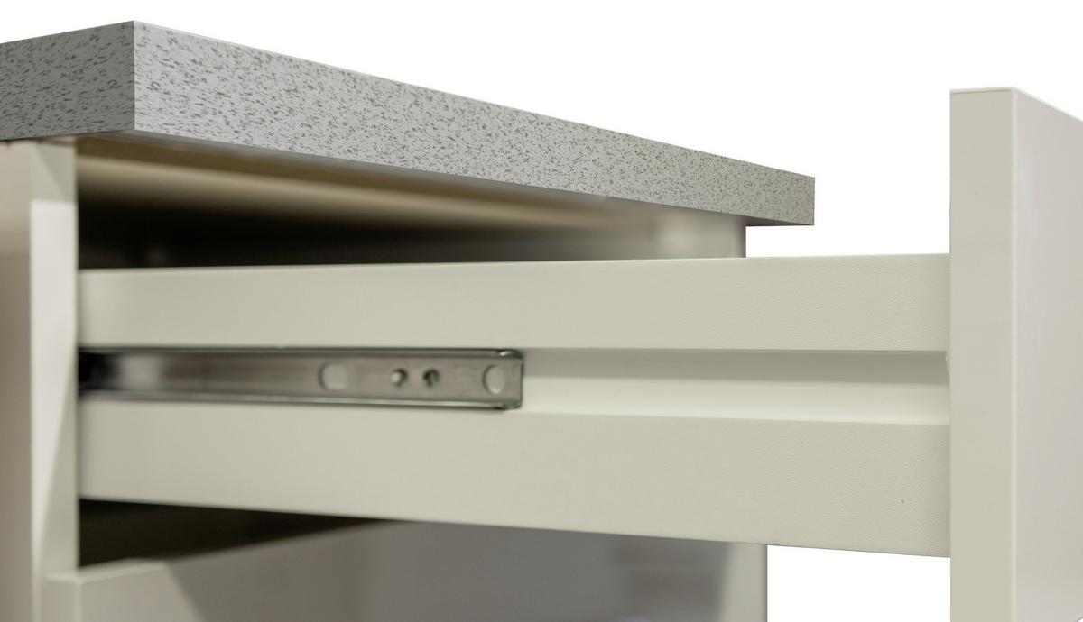 Kuhinjski Donji Element Speed Us 100-50 W - bijela/svijetlo siva, Konvencionalno, drvni materijal/plastika (100/85/50cm) - Based