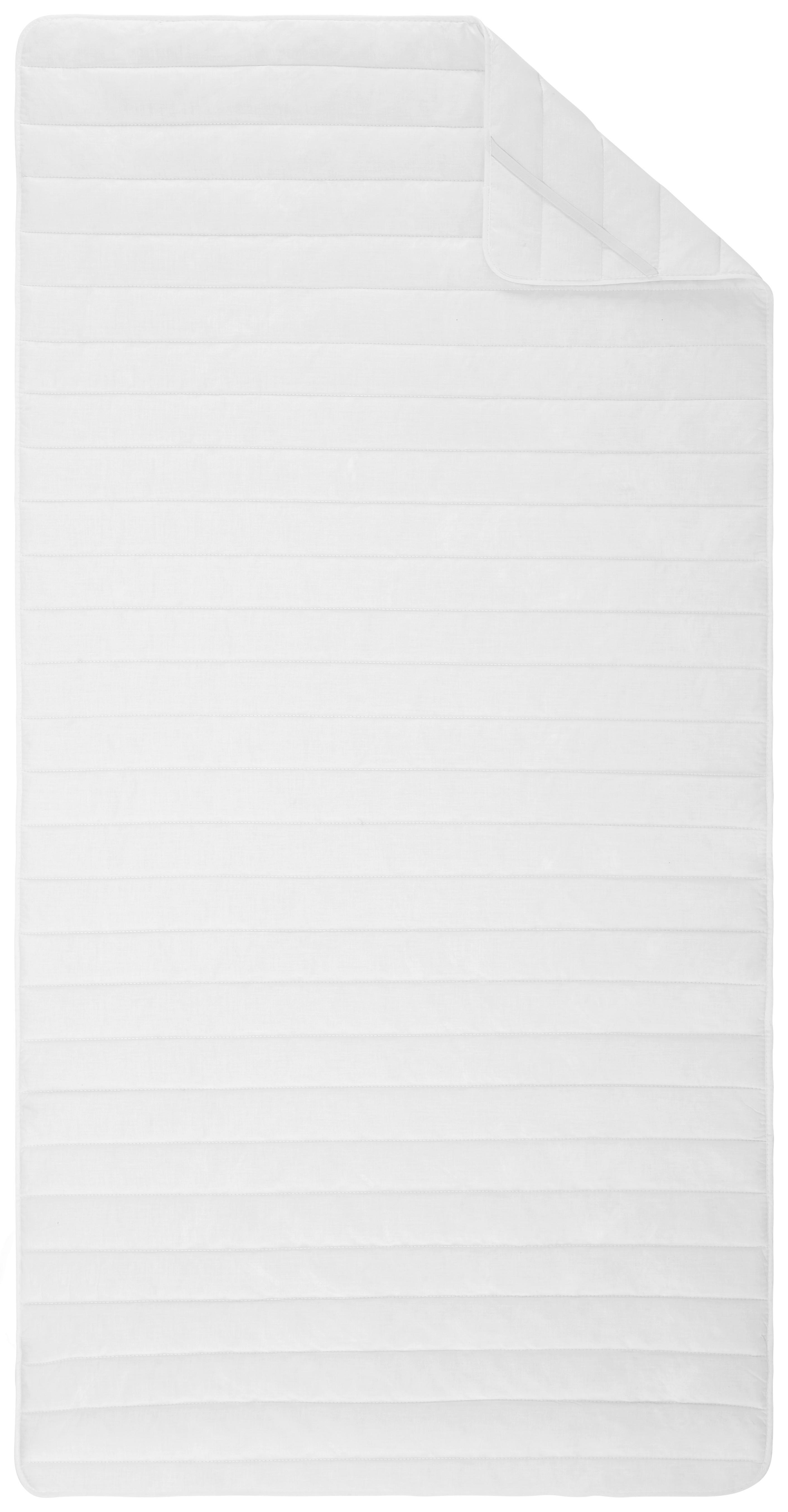 Unterbett John ca. 95x195cm - Weiss, Textil (95/195cm) - Nadana