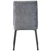 CHAISE CORA 2 -TOP- - noir/gris foncé, MODERN, métal/textile (47/90/61cm) - Mömax